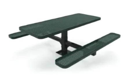 Rectangular Single Pedestal Table