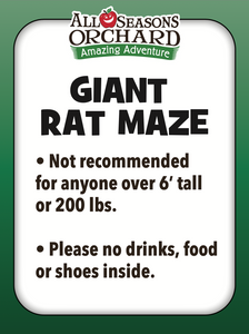 NEW- Giant Rat Maze