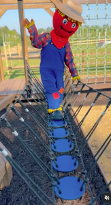 WOBBLE DISC ADVENTURE BRIDGE