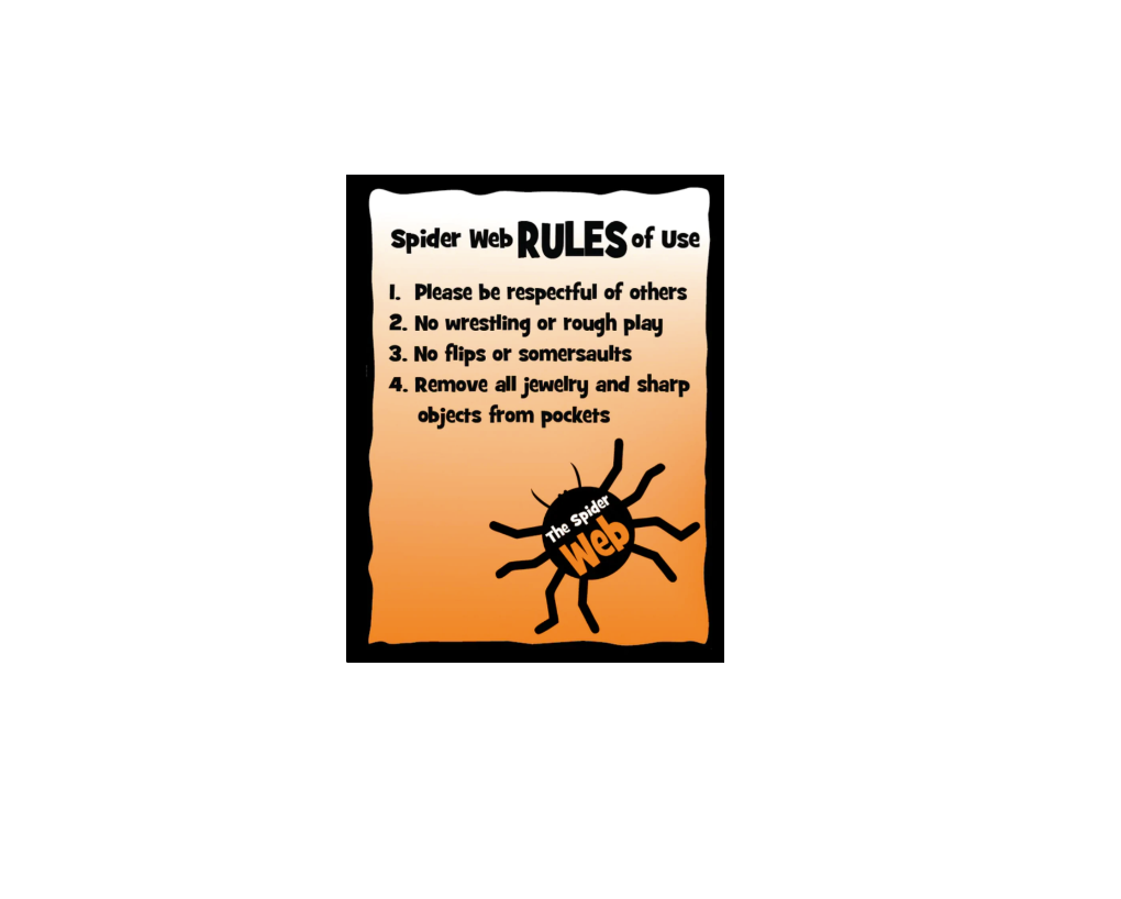 Spider Web Rules Spider Web Rules Sign – Farmtasticfun